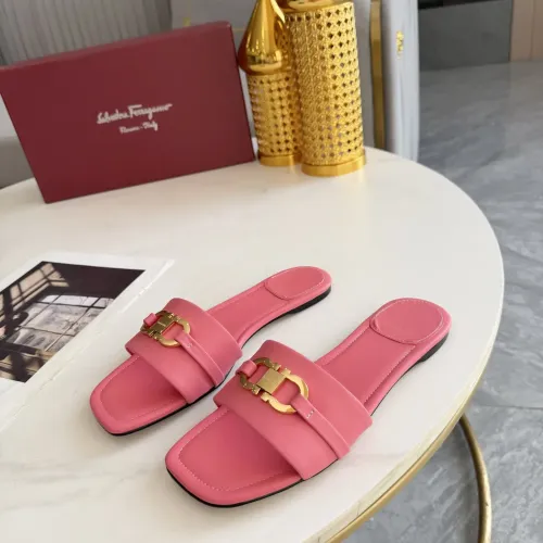 Salvatore Ferragamo Slippers For Women #1409342 $82.00 USD, Wholesale Replica Salvatore Ferragamo Slippers