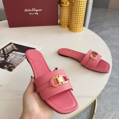 Replica Salvatore Ferragamo Slippers For Women #1409342 $82.00 USD for Wholesale