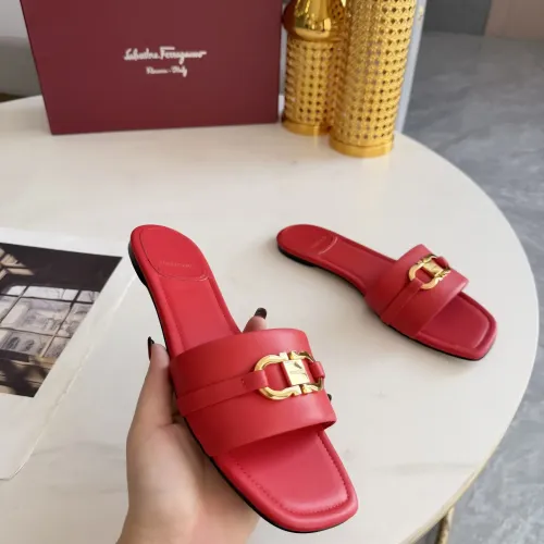 Replica Salvatore Ferragamo Slippers For Women #1409343 $82.00 USD for Wholesale
