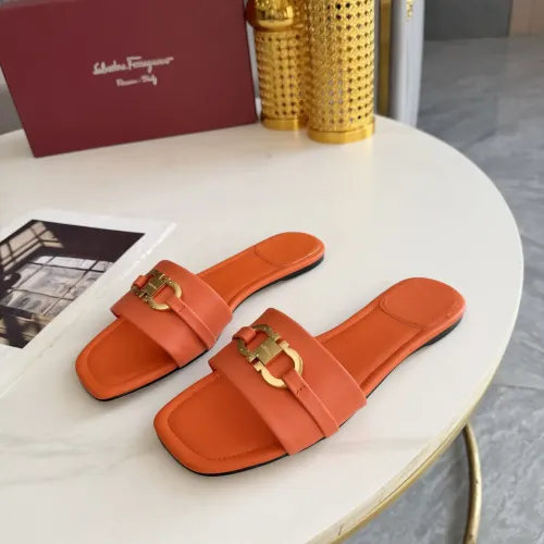 Salvatore Ferragamo Slippers For Women #1409344 $82.00 USD, Wholesale Replica Salvatore Ferragamo Slippers