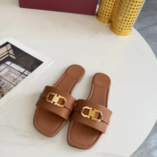 Replica Salvatore Ferragamo Slippers For Women #1409345 $82.00 USD for Wholesale