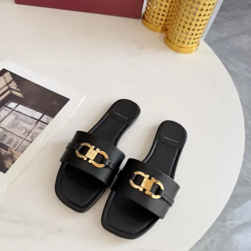 Replica Salvatore Ferragamo Slippers For Women #1409347 $82.00 USD for Wholesale