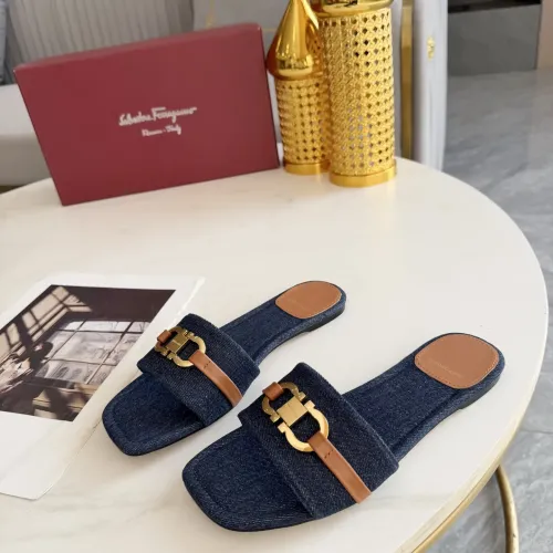 Salvatore Ferragamo Slippers For Women #1409348 $82.00 USD, Wholesale Replica Salvatore Ferragamo Slippers