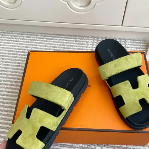 Replica Hermes Slippers For Men #1409370 $98.00 USD for Wholesale