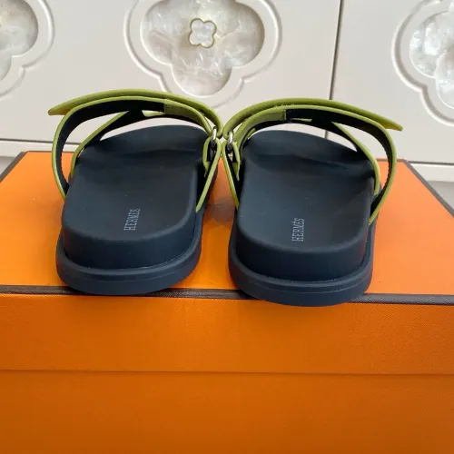 Replica Hermes Slippers For Men #1409370 $98.00 USD for Wholesale