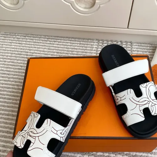 Replica Hermes Slippers For Women #1409373 $98.00 USD for Wholesale