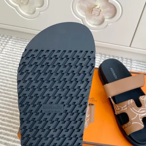 Replica Hermes Slippers For Men #1409376 $98.00 USD for Wholesale