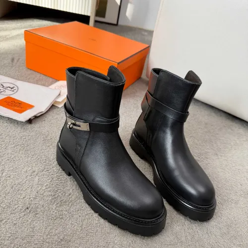 Replica Hermes Boots For Women #1409379 $118.00 USD for Wholesale