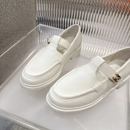 Replica Chanel Leather Shoes For Women #1409380 $102.00 USD for Wholesale