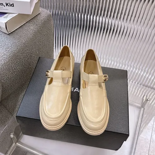 Replica Chanel Leather Shoes For Women #1409381 $102.00 USD for Wholesale