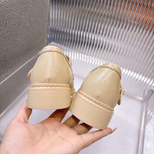 Replica Chanel Leather Shoes For Women #1409381 $102.00 USD for Wholesale