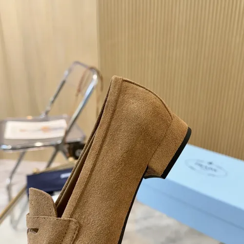 Replica Prada Leather Shoes For Women #1409384 $102.00 USD for Wholesale