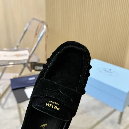 Replica Prada Leather Shoes For Women #1409387 $102.00 USD for Wholesale