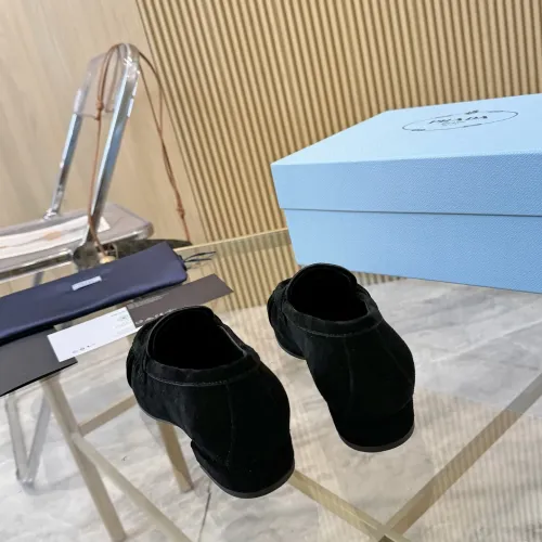 Replica Prada Leather Shoes For Women #1409387 $102.00 USD for Wholesale