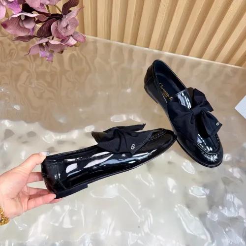 Christian Dior Leather Shoes For Women #1409393 $115.00 USD, Wholesale Replica Christian Dior Leather Shoes