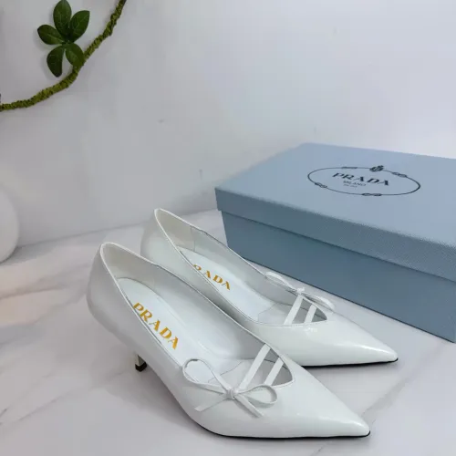 Prada High-heeled Shoes For Women #1409434 $102.00 USD, Wholesale Replica Prada High-heeled Shoes