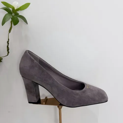 Replica Prada High-heeled Shoes For Women #1409438 $102.00 USD for Wholesale