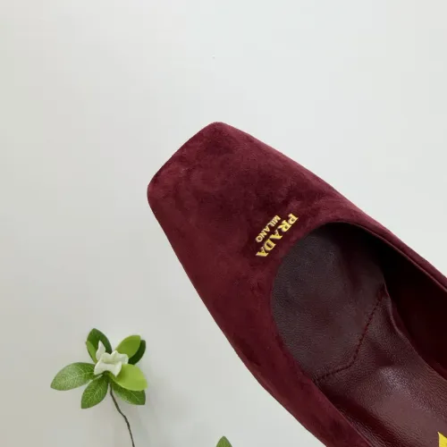 Replica Prada High-heeled Shoes For Women #1409439 $102.00 USD for Wholesale