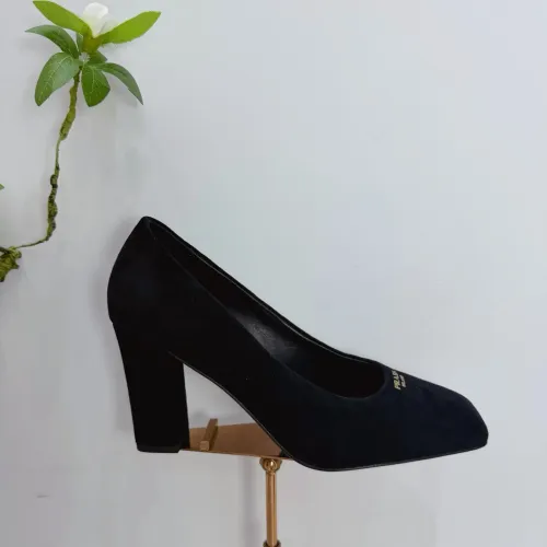 Replica Prada High-heeled Shoes For Women #1409441 $102.00 USD for Wholesale
