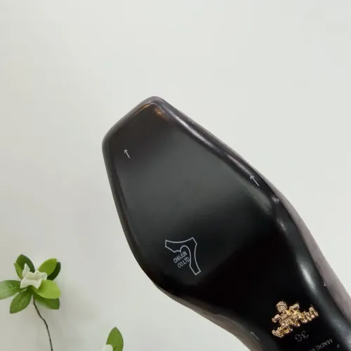 Replica Prada High-heeled Shoes For Women #1409446 $102.00 USD for Wholesale