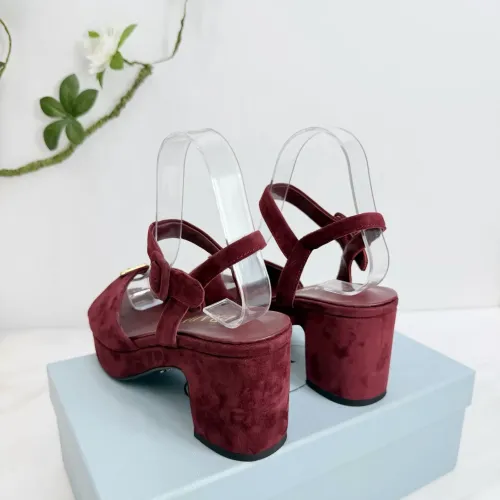 Replica Prada Sandal For Women #1409476 $105.00 USD for Wholesale