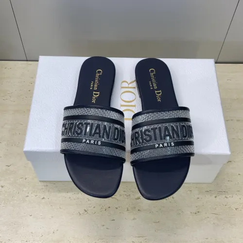 Replica Christian Dior Slippers For Women #1409488 $72.00 USD for Wholesale