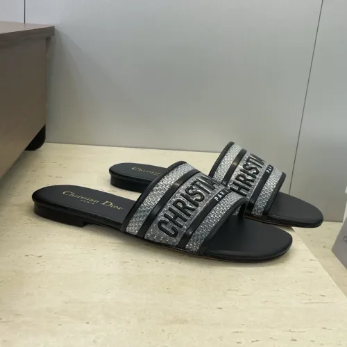 Replica Christian Dior Slippers For Women #1409489 $72.00 USD for Wholesale