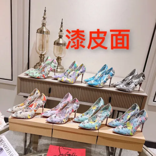 Replica Christian Louboutin High-heeled shoes For Women #1409504 $98.00 USD for Wholesale