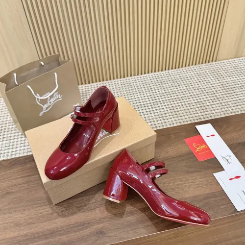 Replica Christian Louboutin High-heeled shoes For Women #1409518 $102.00 USD for Wholesale