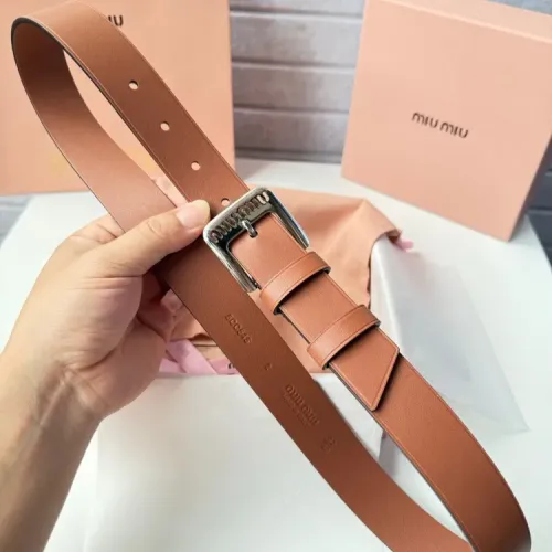 MIU MIU AAA Quality Belts For Women #1409554 $52.00 USD, Wholesale Replica MIU MIU AAA Quality Belts