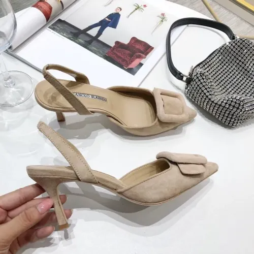 Replica Manolo Blahnik Sandals For Women #1409565 $98.00 USD for Wholesale