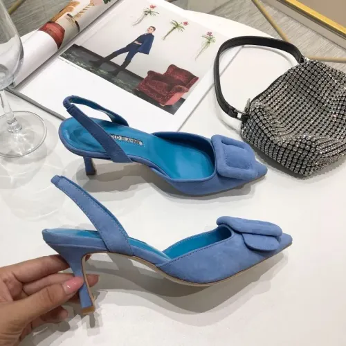 Replica Manolo Blahnik Sandals For Women #1409567 $98.00 USD for Wholesale