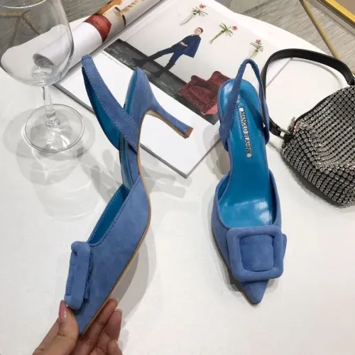 Replica Manolo Blahnik Sandals For Women #1409567 $98.00 USD for Wholesale