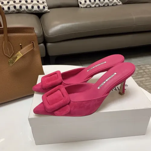 Manolo Blahnik Slippers For Women #1409577 $96.00 USD, Wholesale Replica Manolo Blahnik Slippers