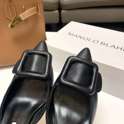 Replica Manolo Blahnik Slippers For Women #1409578 $96.00 USD for Wholesale