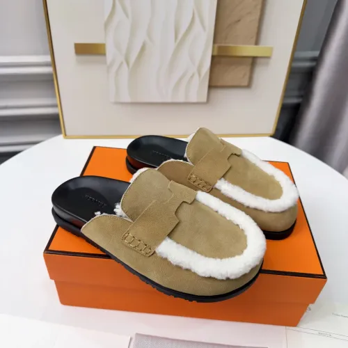 Replica Hermes Slippers For Women #1409632 $96.00 USD for Wholesale