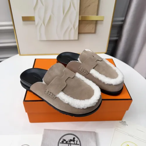Replica Hermes Slippers For Women #1409640 $96.00 USD for Wholesale