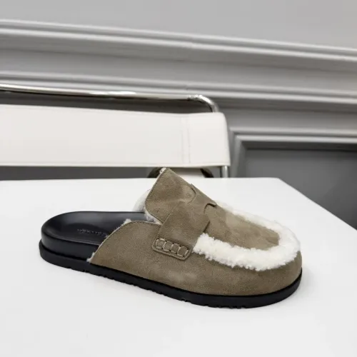 Replica Hermes Slippers For Women #1409642 $96.00 USD for Wholesale