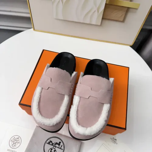 Replica Hermes Slippers For Men #1409645 $96.00 USD for Wholesale