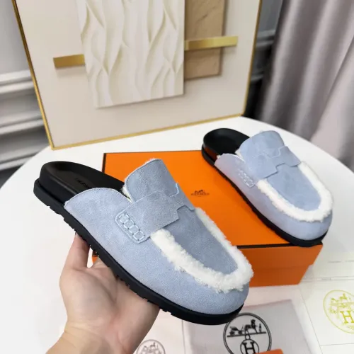 Replica Hermes Slippers For Men #1409647 $96.00 USD for Wholesale