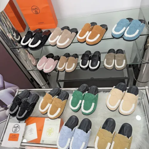 Replica Hermes Slippers For Men #1409649 $96.00 USD for Wholesale