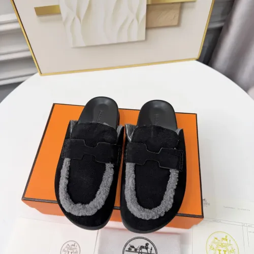 Replica Hermes Slippers For Women #1409654 $96.00 USD for Wholesale