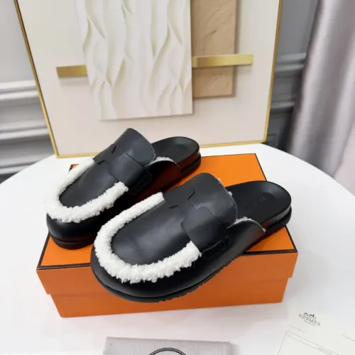 Replica Hermes Slippers For Women #1409656 $96.00 USD for Wholesale
