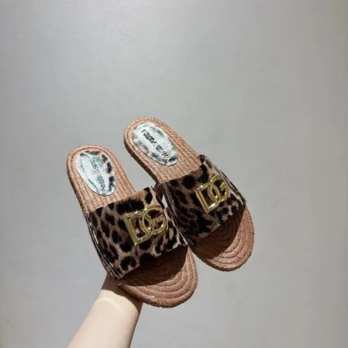 Dolce &amp; Gabbana D&amp;G Slippers For Women #1409658 $88.00 USD, Wholesale Replica Dolce &amp; Gabbana D&amp;G Slippers