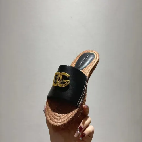 Replica Dolce & Gabbana D&G Slippers For Women #1409666 $88.00 USD for Wholesale