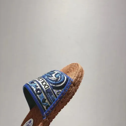 Replica Dolce & Gabbana D&G Slippers For Women #1409671 $88.00 USD for Wholesale