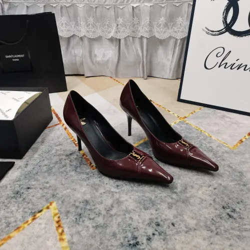 Replica Yves Saint Laurent YSL High-Heeled Shoes For Women #1409762 $118.00 USD for Wholesale