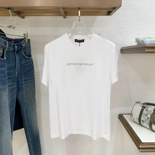 Armani T-Shirts Short Sleeved For Men #1409780 $92.00 USD, Wholesale Replica Armani T-Shirts