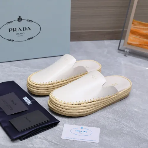 Prada Slippers For Women #1409784 $132.00 USD, Wholesale Replica Prada Slippers