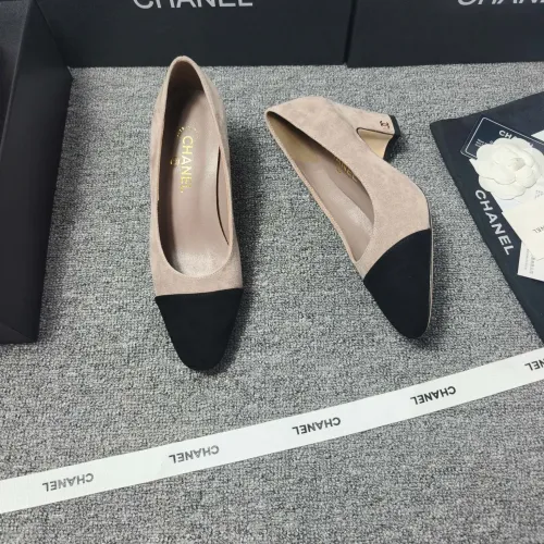 Chanel High-Heeled Shoes For Women #1409859 $96.00 USD, Wholesale Replica Chanel High-Heeled Shoes